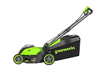Газонокосилка аккумуляторная Greenworks GD40LM411 40В без аккумулятора и з/у   (2521007)