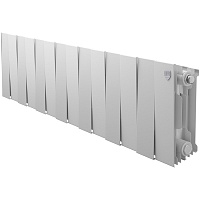 Радиатор биметаллический PianoForte 200мм 14 секций Bianco Traffico Royal Thermo RTPBT20014
