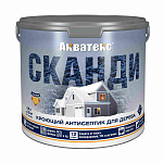 Антисептик для дерева кроющий Сканди бесцветная база C Акватекс 65107 (2.5л)