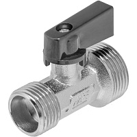Кран-мини шаровой 3/4"х(1/2")х1/2 наружная(внутренняя)/наружная Masterprof ИС.081187