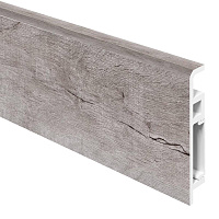 Плинтус Luxe Дуб эскалибур 13*70*2000мм Aberhof 