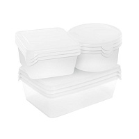Комплект емкостей Giaretti Браво для заморозки продуктов 0,45л; 0,5 и 1,35л GR1027