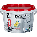 Краска для бетонных стен и потолков Dali Professional 3 акриловая белая (База А) 2.5 л