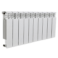 Радиатор алюминиевый Rommer Profi 350 10 секций RAL9016 86623