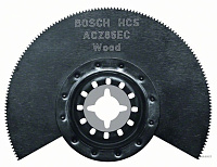 Насадка пильная (сегмент) для многофункционального инструмента Bosch ACZ 85 EC (HCS) для дерева (2609256944)