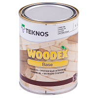 Грунтовочный антисептик для дерева Teknos Woodex Base Бесцветный 1 л