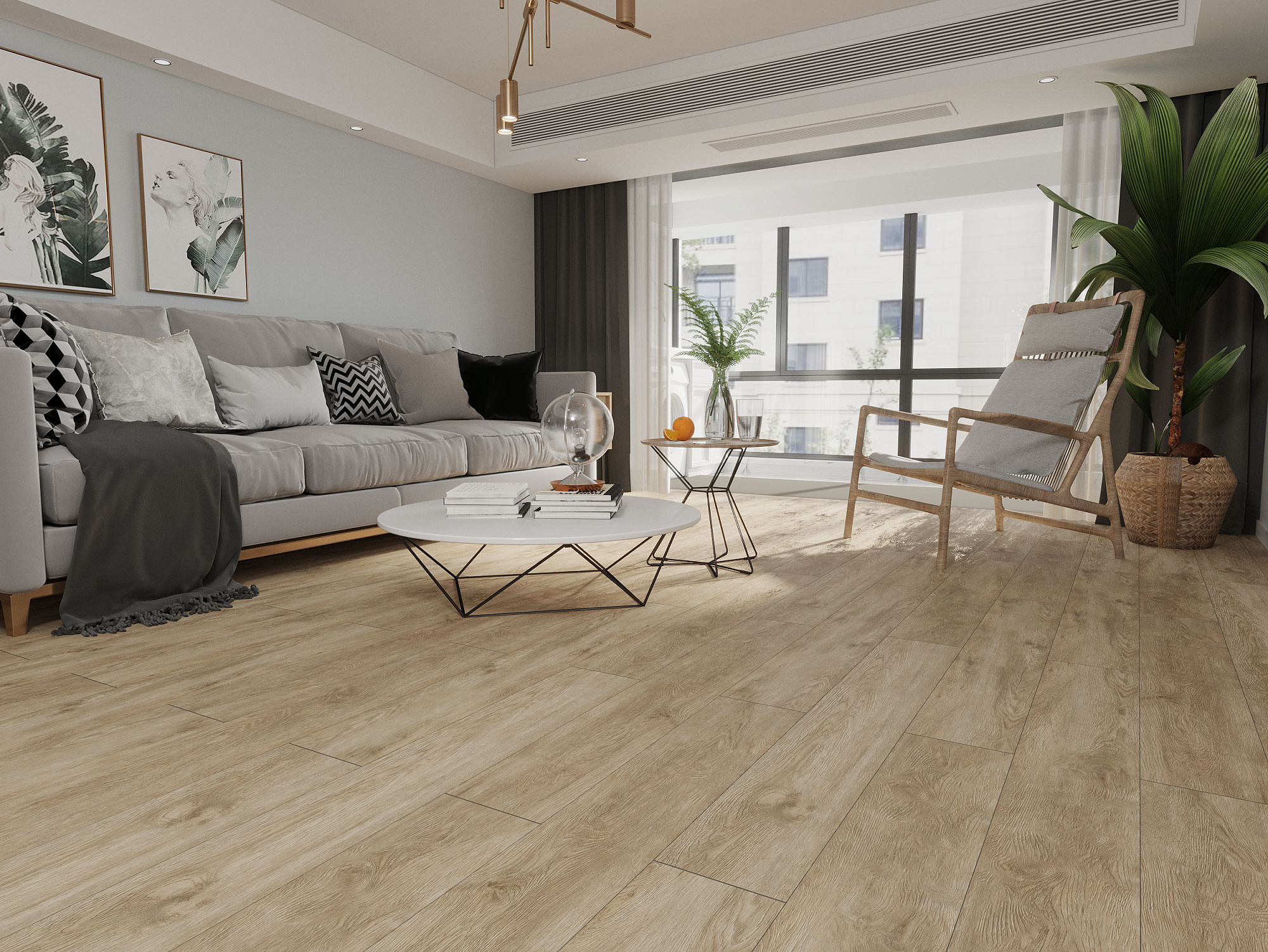 Ламинат SPC  Дуб Прайм 2.233м2  Laminext 1305 купить 2