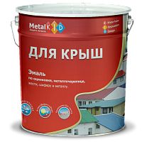 Эмаль для крыш МetalKID по оцинковке металлочерепице Зеленых мох RAL6005 5 кг