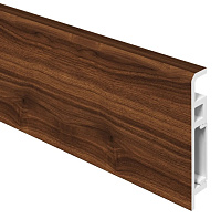 Плинтус ПВХ Foresta Concept Орех Пекан шоколад 2000*70*13мм Cronafloor FC 028