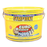Фасадная краска SYMPHONY EURO-Balance Facade Aqua силоксан LAP 10325 0.9 л