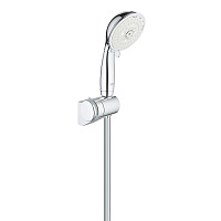 Лейка душевая Tempesta Rustic IV с держателем и шлангом 4 режима цвет хром, GROHE 27805001