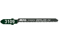 Пилка для лобзика MPS T119BO по дереву, пластмассе 4-20мм 5 шт (3109-5)