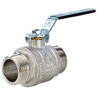 Кран шаровой полнопроходной Stout наружная резьба ручка рычаг 1 1/4" PN40 SVB-0005-000032