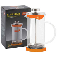 Чайник/кофейник "Arancio" (кофе-пресс) 350мл/оранжевый 950069
