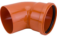Отвод для наружной канализации 110*67.5° Lammin Lm36020011067