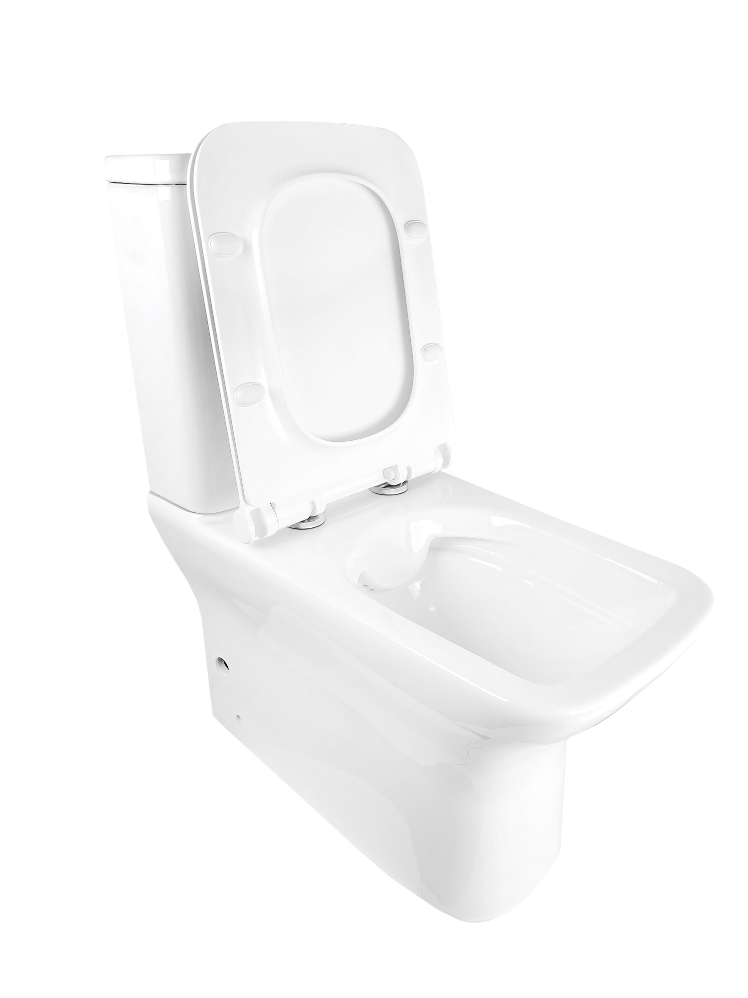 Унитаз-компакт безободковый BOWL 650*380*840мм HOLLER B-P3054 доставка Нижний Новгород 3 Унитаз-компакт безободковый BOWL 650*380*840мм HOLLER B-P3054 купить 3