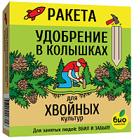 Удобрение Ракета удобрение для хвойных культур 420г колышки БИО-комплекс