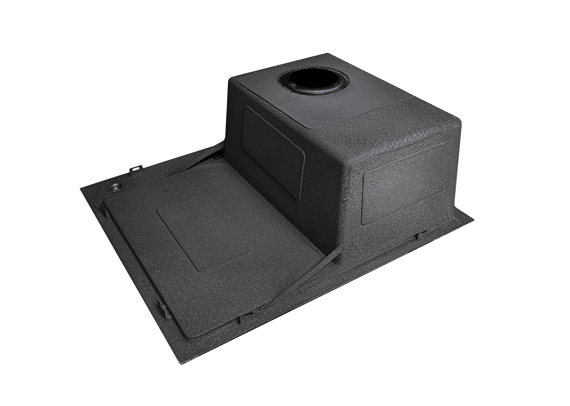 Мойка нержавеющая, врезная D6050HLB 600х500х220 графит SANTREK AQUA 318393 доставка Нижний Новгород 2 Мойка нержавеющая, врезная D6050HLB 600х500х220 графит SANTREK AQUA 318393 купить 2