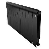 Радиатор биметаллический Infinity 500мм 12 секций Noir Sable Royal Thermo RTINNS50012