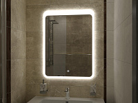 Зеркало Континент Lacio 50*70 LED подсветка, сенсор ЗЛП530