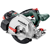 Пила дисковая Metabo MKS 18 LTX 58 аккумулятор 2x5.5 600771700