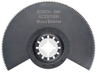 Насадка пильная (сегмент) для мультитула Bosch ACZ 100 BB (BIM) для дерева, металла