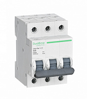 Выключатель автоматический City9 характеристика С 3П 25А 4.5кА C9F34325 Systeme Electric 6690290