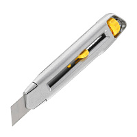 Нож Stanley INTERLOCK С 18-ММ ЛЕЗВИЕМ С ОТЛАМЫВАЮЩИМИСЯ СЕГМЕНТАМИ 165 Х 18ММ (0-10-018)
