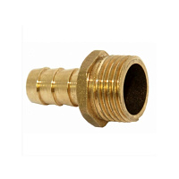 Переходник для шлангов  1/2"*20мм, резьба наружная, Lexline