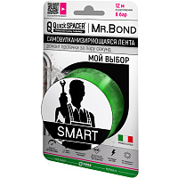 Лента универсальная самовулканизирующая Mr.Bond SMART 25.4мм*3м*0.5мм зеленый QuickSPAСER 201250004
