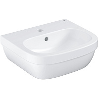 Раковина-мини Euro Ceramic 45 см 1 отверстие альпин-белый, GROHE 39324000