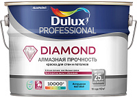 Краска для стен и потолков Dulux Diamond Matt матовая база BW белая (9л)