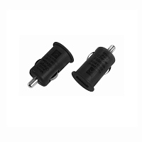 Автозарядка в прикуриватель USB (АЗУ) (5V.1000mA) черный