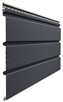 Софит с центральной перфорацией PREMIUM 305*3000мм графит DOCKE PSTT-1086