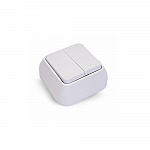 Выключатель MAKEL 45103 2-клавишный 10А
