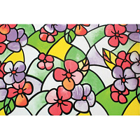 Пленка оконная статическая 90*150 см, Delfa S9007