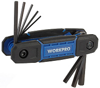 Набор шестигранных ключей 8шт WORKPRO WP222028 
