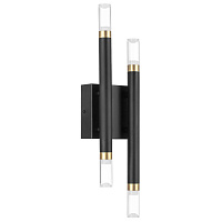Бра IRIS 12W LED 618LM 120G черный золото LightStar 734647