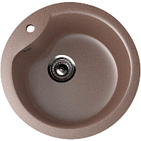 Мойка кухонная Ulgran U-102-307 круглая 1 чаша 48*48см терракотовый