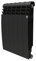 Радиатор биметаллический Royal Thermo BiLiner 500/87 (6 сек.) черный Радиатор биметаллический Royal Thermo BiLiner 500/87 (6 сек.) черный