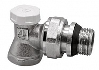 Клапан настроечный для радиатора угловой со сгоном 1/2" HLV