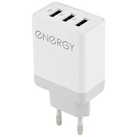 Зарядное устройство ENERGY ET-24 3 USB белый 100294