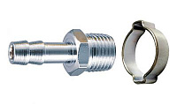 Пневматический переходник Fubag  1/2"М на елочку d=10мм + кольцо (180264 B)