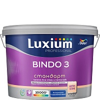 Краска PROF для стен и потолков Bindo 3 глубокоматовая база BC Luxium 50034505 (9л)