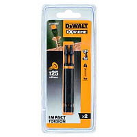 Бита ударная DeWalt IMPACT Torsion T25 89мм (2шт)(DT70569T-QZ)