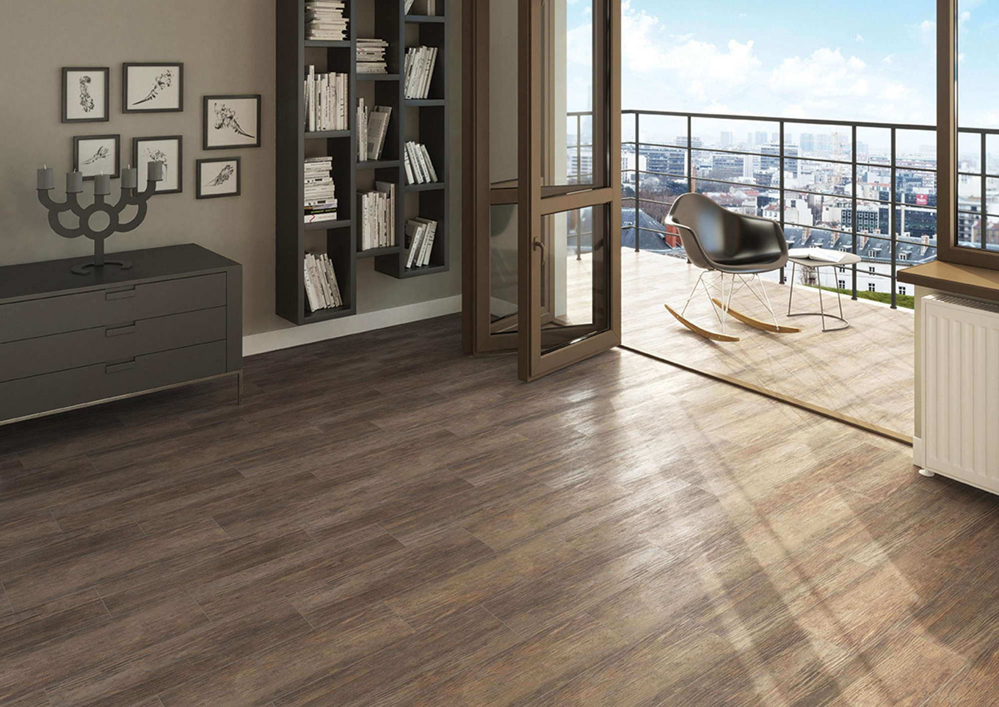 Керамогранит Finwood глазурованный темно-коричневый 18.5*59.8см Cersanit FF4M512 доставка Нижний Новгород 1 Керамогранит Finwood глазурованный темно-коричневый 18.5*59.8см Cersanit FF4M512 купить 1