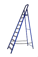 Стремянка стальная с алюминиевыми ступенями 10 ступеней STAIRS CS10
