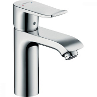 Смеситель HANSGROHE Metris 31084000 для раковины с низким изливом без донного клапана хром