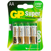 Элемент питания GP 15A/LR6 BP4 4шт 60105
