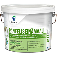 Краска Текнос для деревянных стен PANEELISEINAMAALI PM1 2.7л